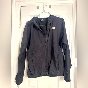 The North Face men’s L flyweight windbreaker hoodie jacket
